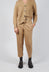 Tapered Jersey Trousers in Camel