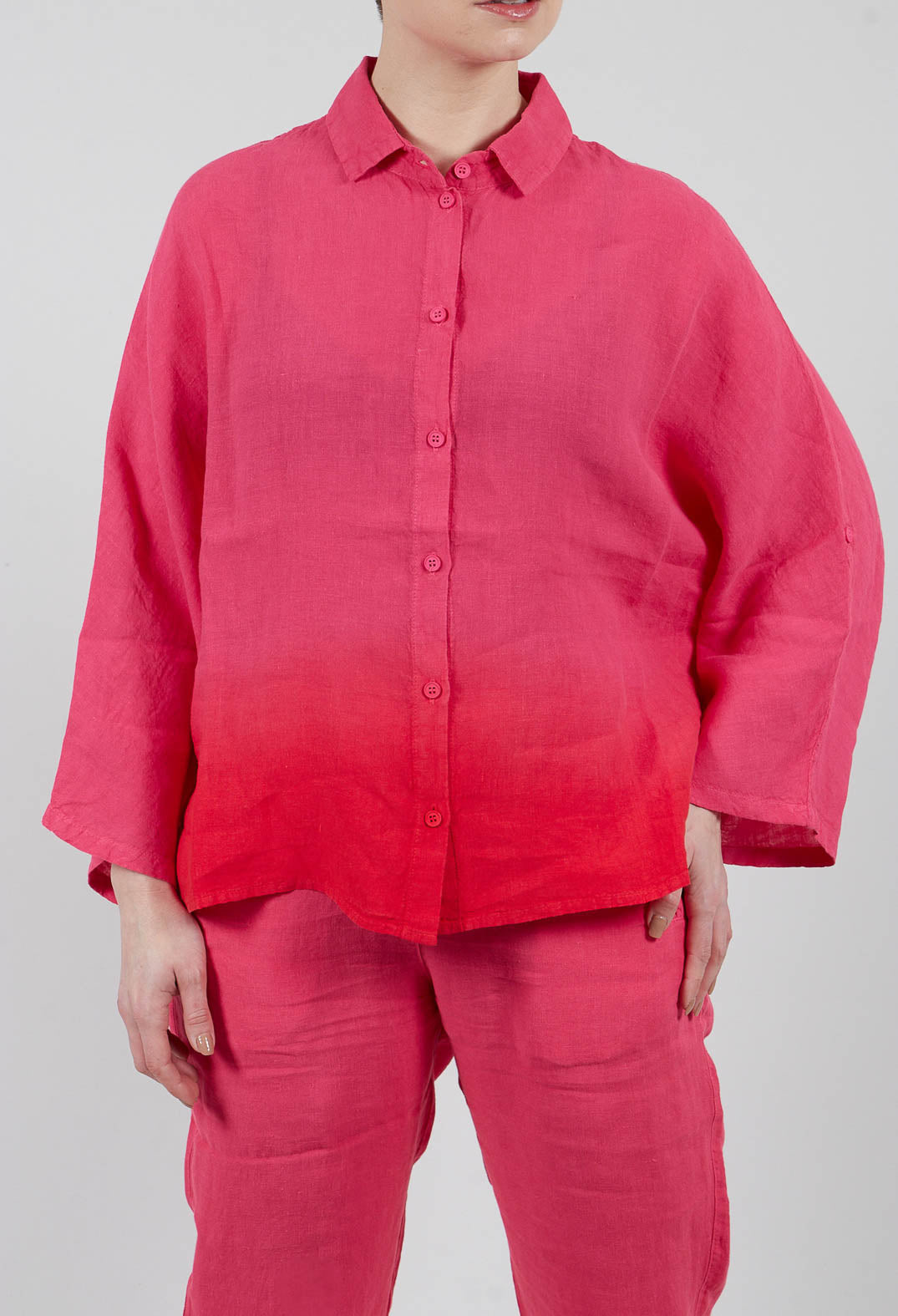 Tege Blouse in Laser Pink