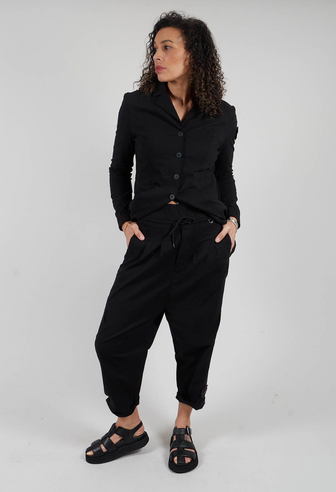 Ten Again Trousers in Black