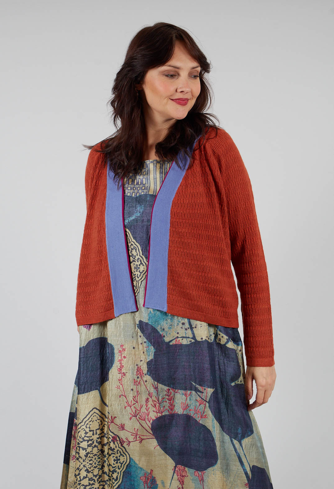 Tender Cardigan in Ginger Jacaranda