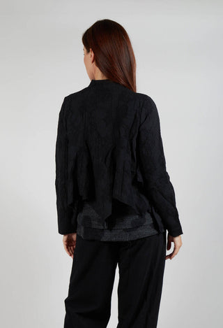 Textured Jacket in Black