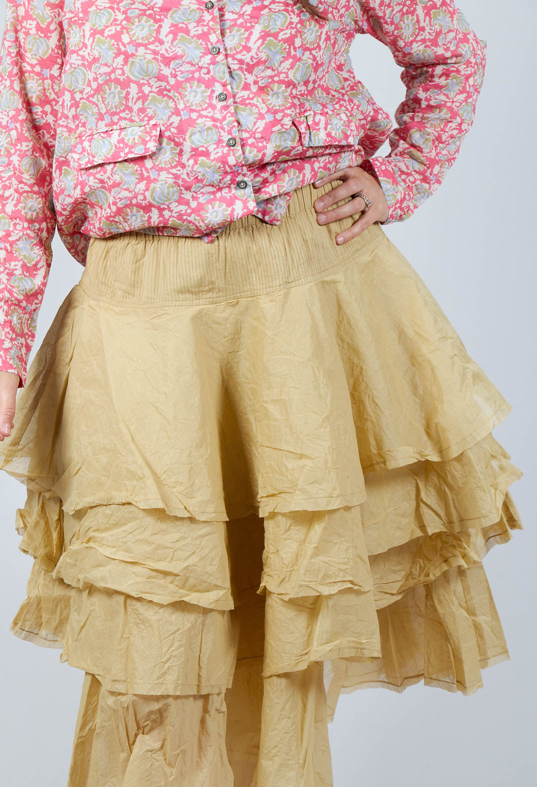 Tine Skirt in Ecru