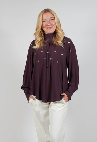 Torre Blouse in Purple