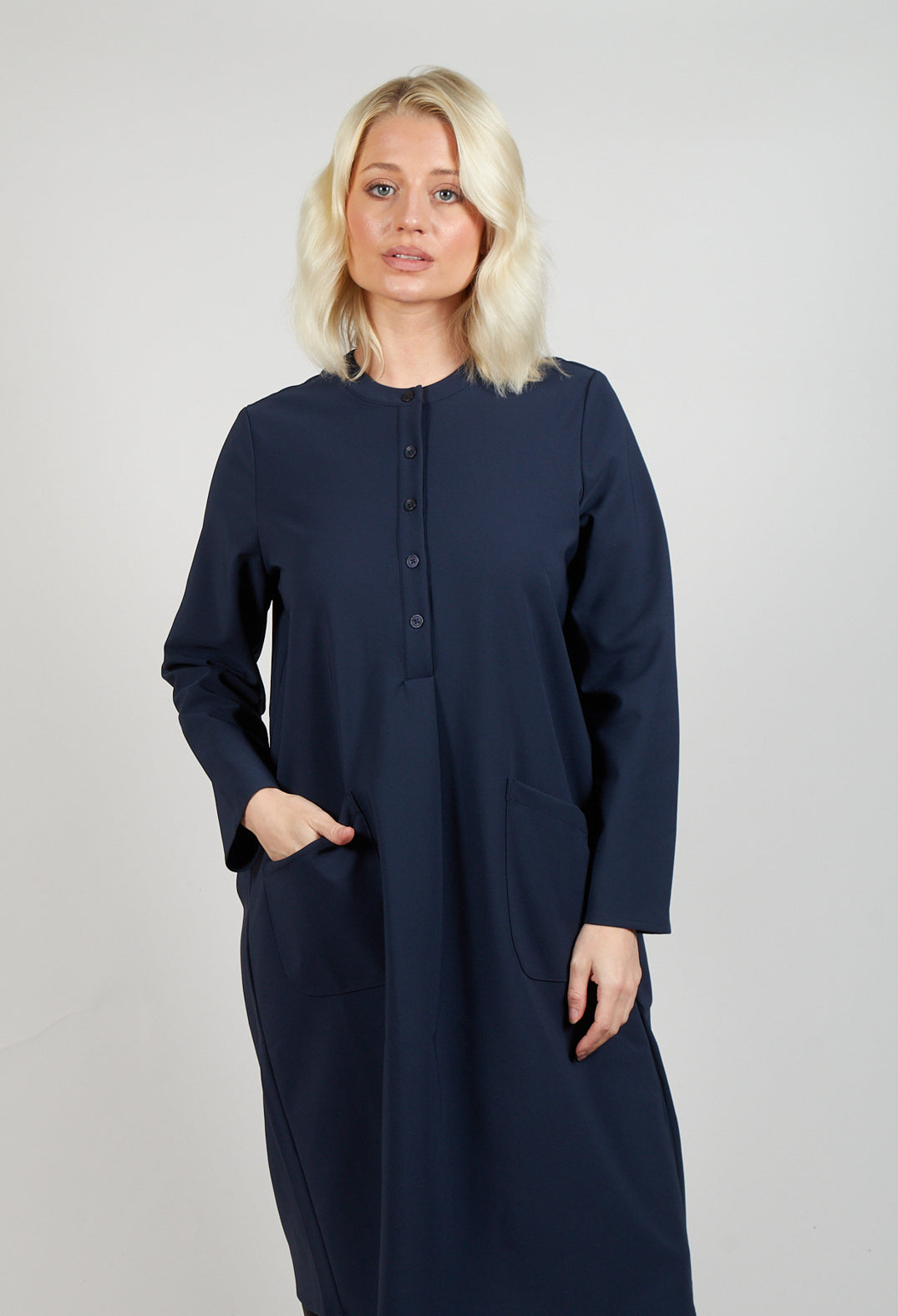 Travel Dress in Dark Navy