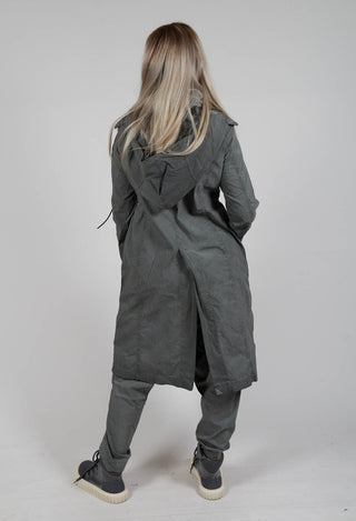 Trench Coat in Pencil Cloud