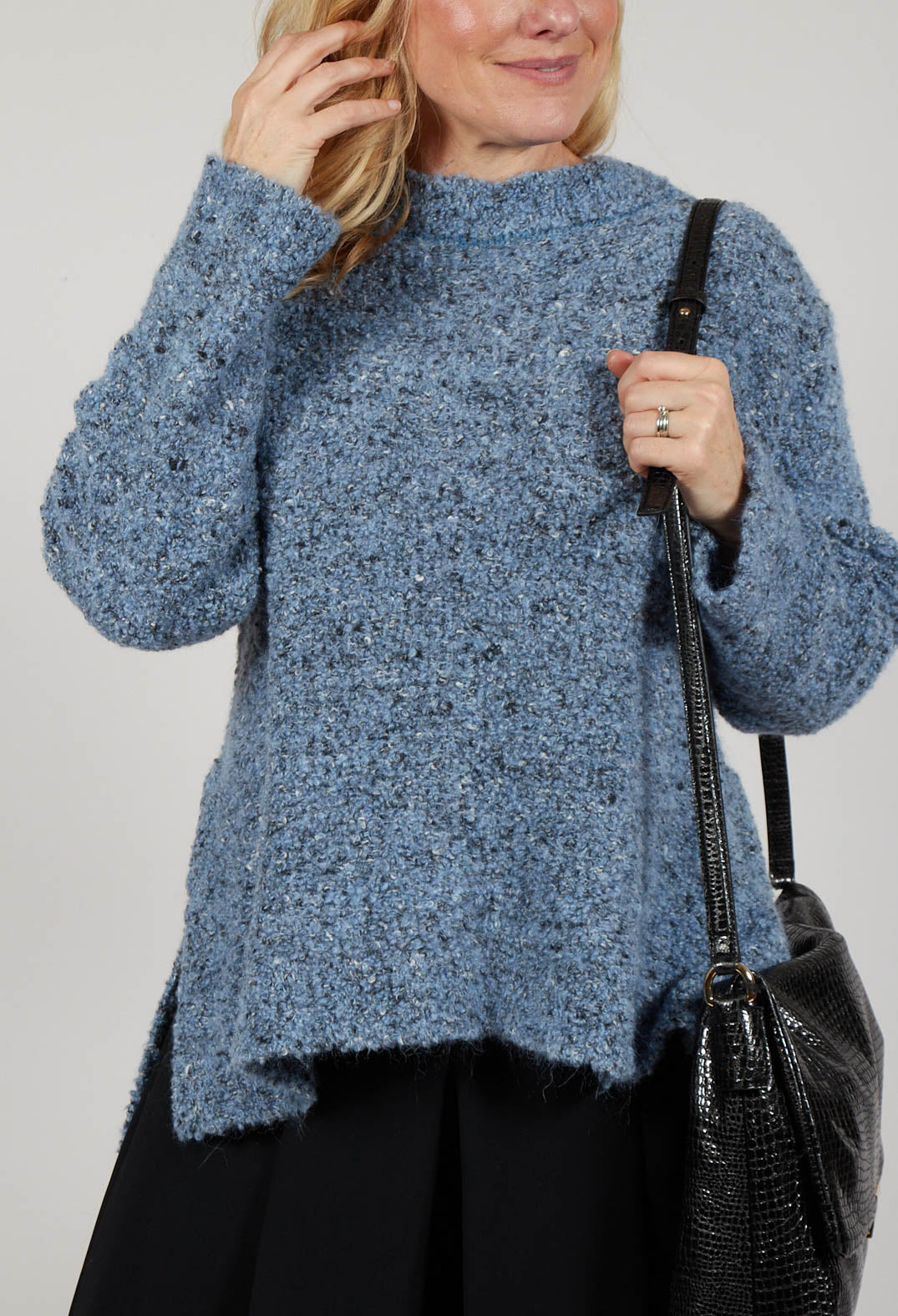 Tricot Jumper in Cielo