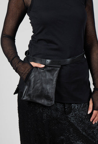 Trouser Detail Bag in Black