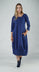 PRE-ORDER - Tulip Hem Dress in Navy Print Tulip Hem Dress in Navy Print (Pictured in Navy Check)