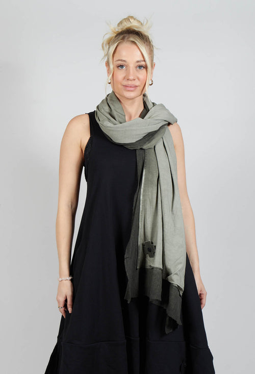 Tulle Scarf in Olive