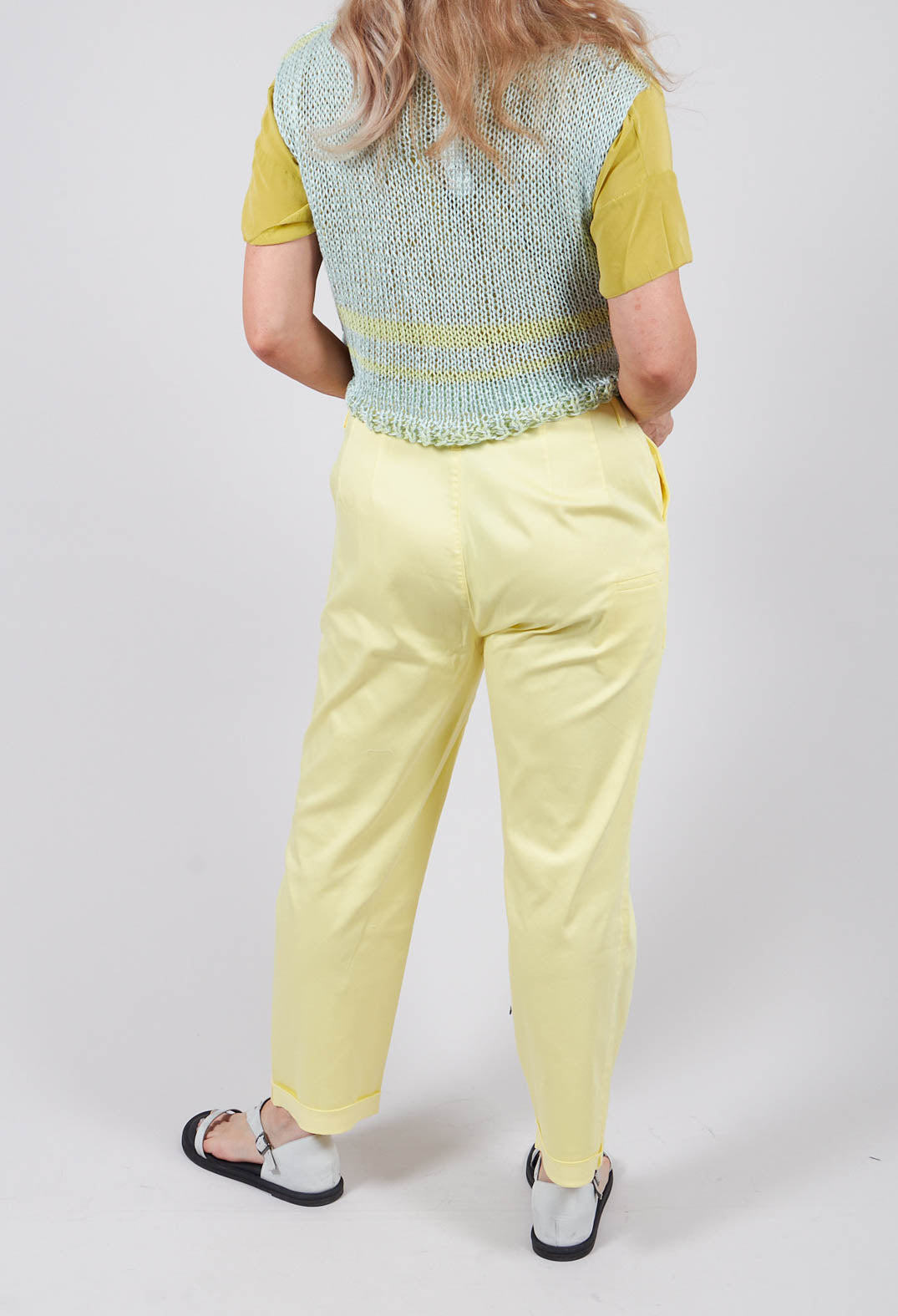 Turnup Trouser in Original Yellow