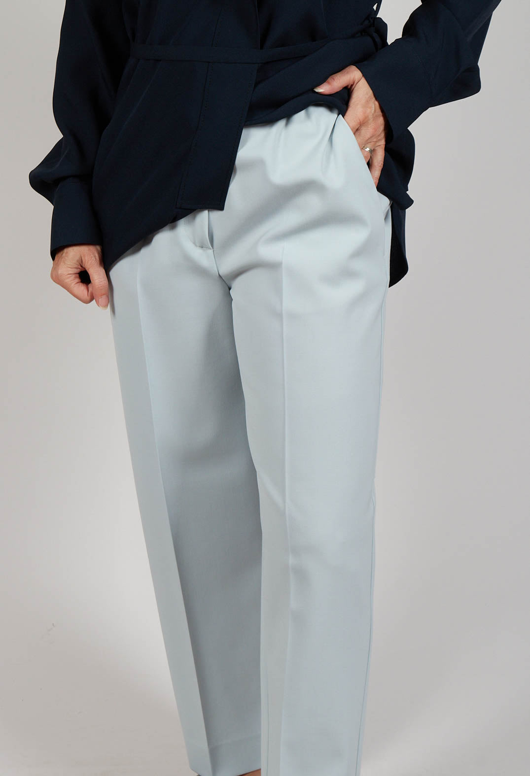 Twill Trousers in Blue