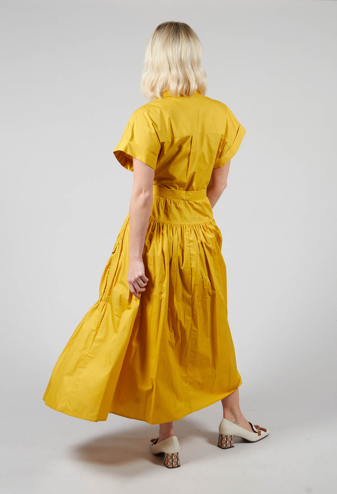 Utility Dress in Mustard