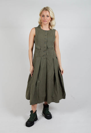 Utility Style Dress in Camp