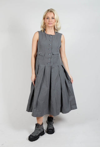 Utility Style Dress in Rock