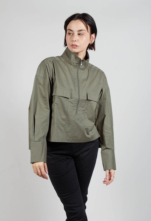 Utility Style Jacket in Khaki