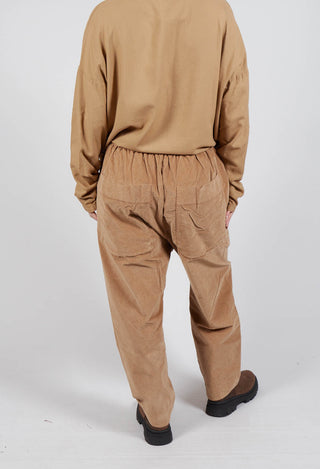 Velevt Braghe Trousers in Sugar