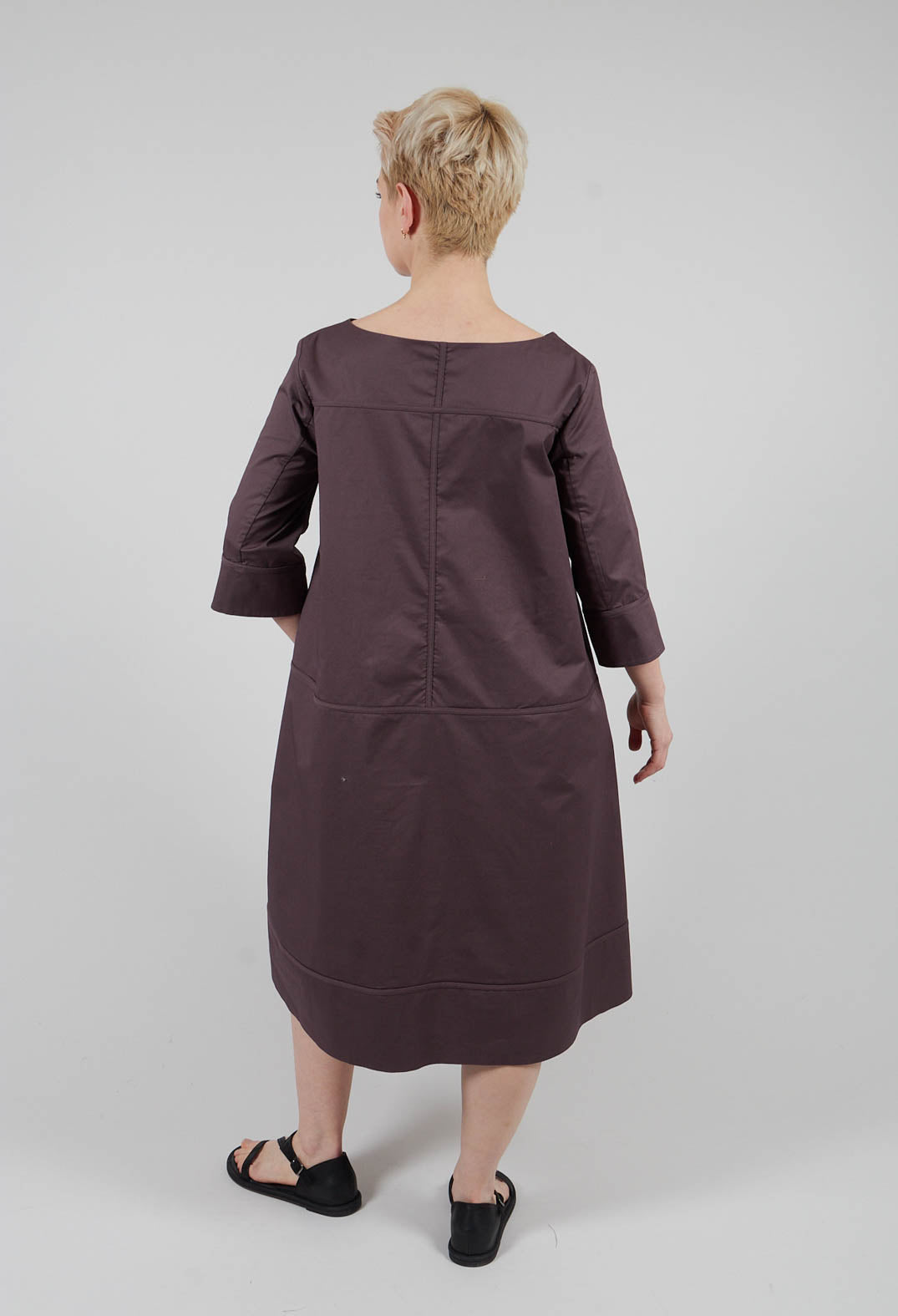 Velia Dress in Brown