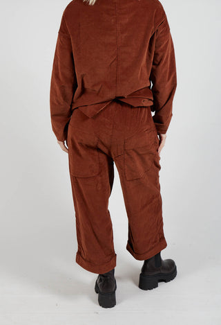 Velvet Bragoni Trouser in Rust