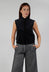 Velvet Gillet in Black