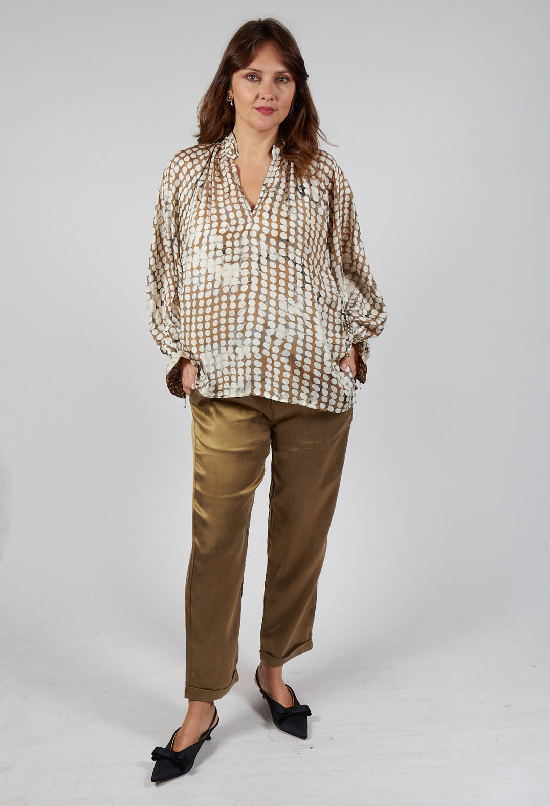 Virginie Shirt in Beige