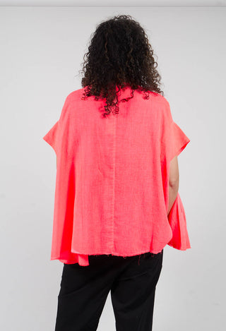 Voile Shirt in Coral