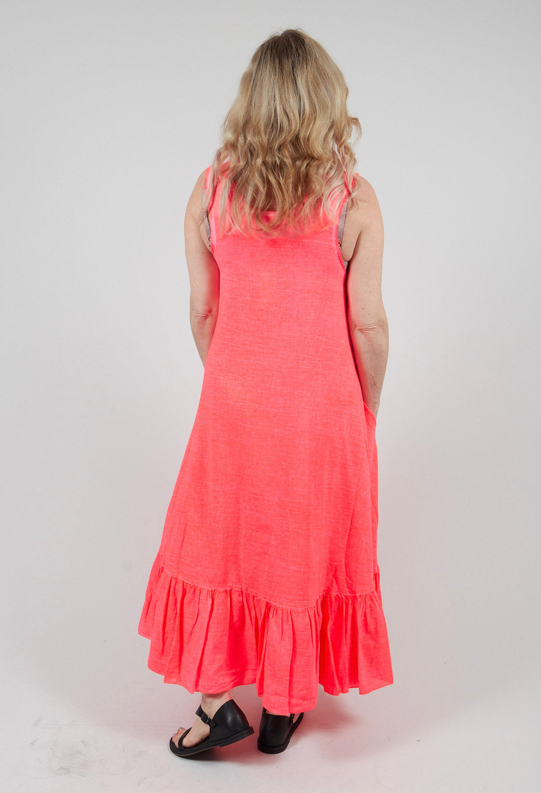 Voile Tutu Dress in Coral