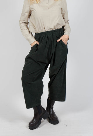 Wide Leg Culottes in Forest