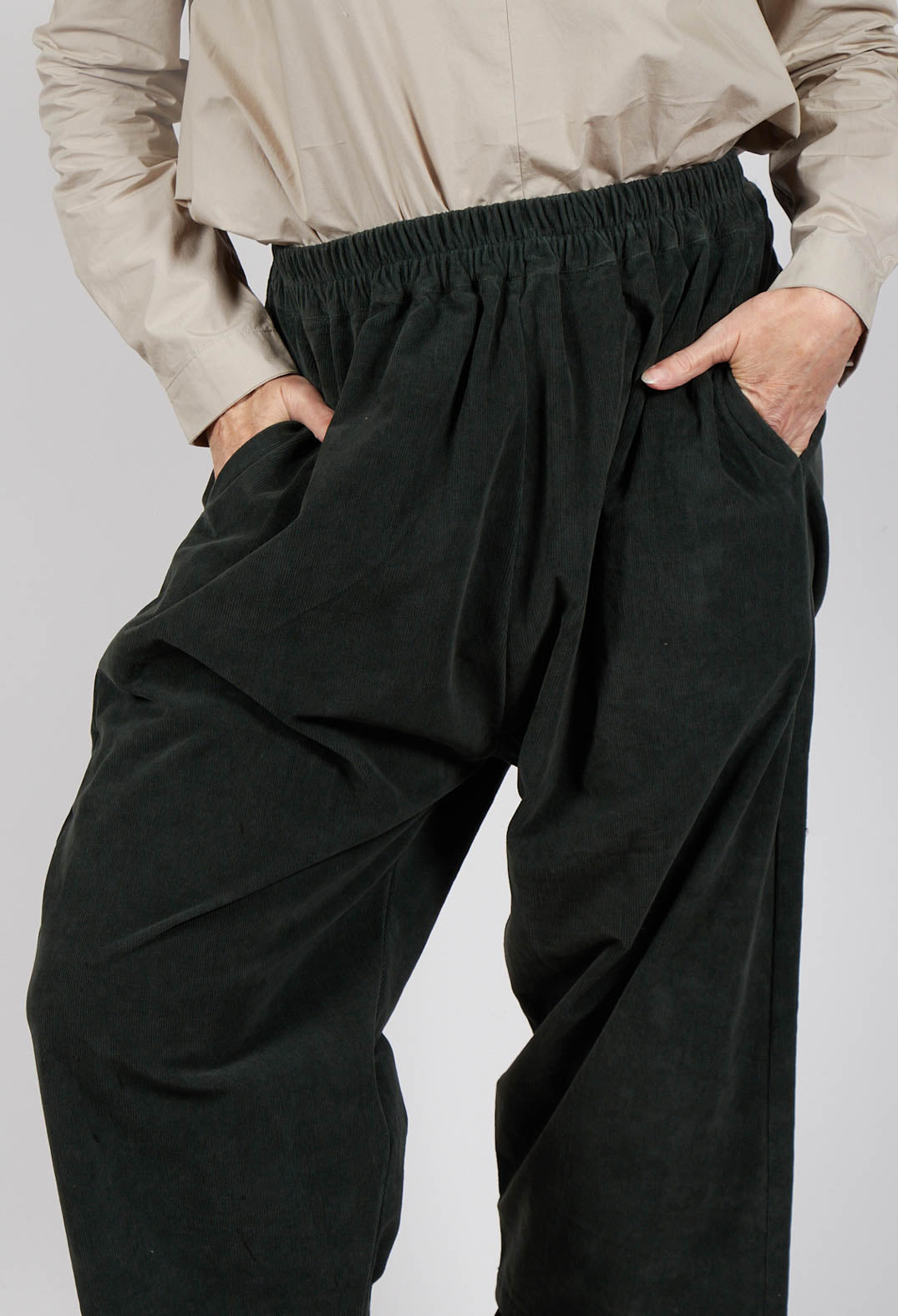 Wide Leg Culottes in Forest