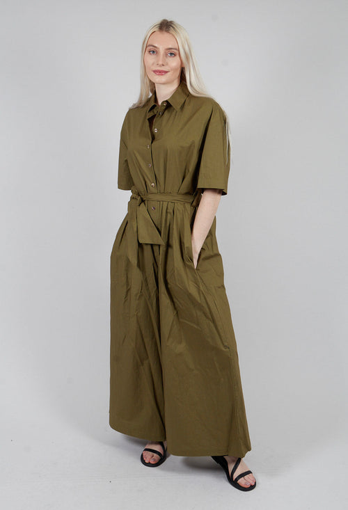 Wide Leg Jumpsuit in Cactus