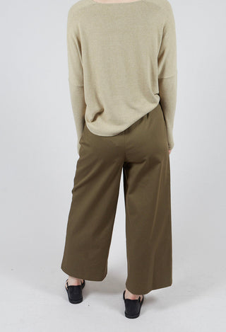 Wide Leg Trousers in Ficus