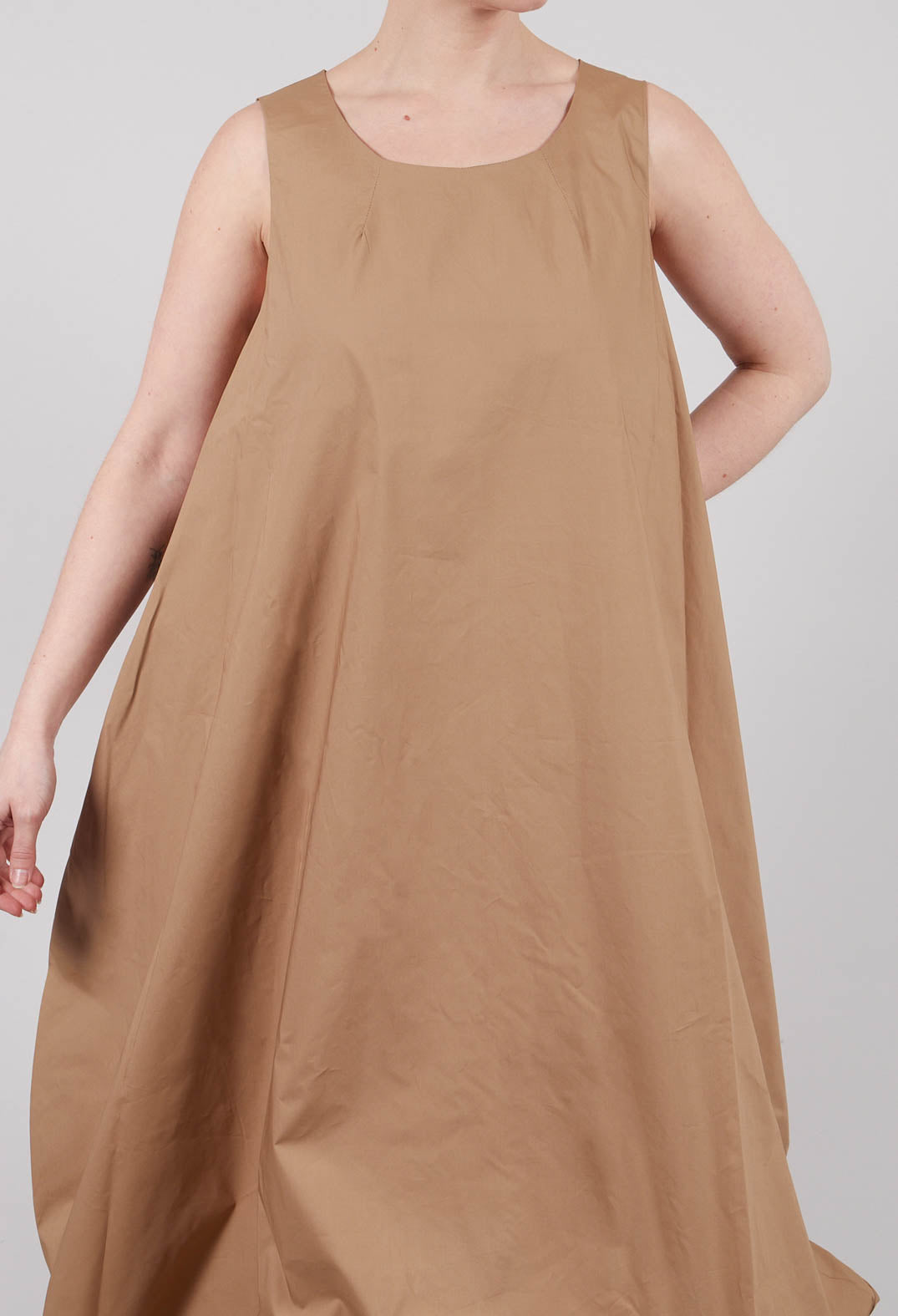 Wire Hem Dress in Sudan