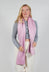 Wool Double Scarf in Bubblegum