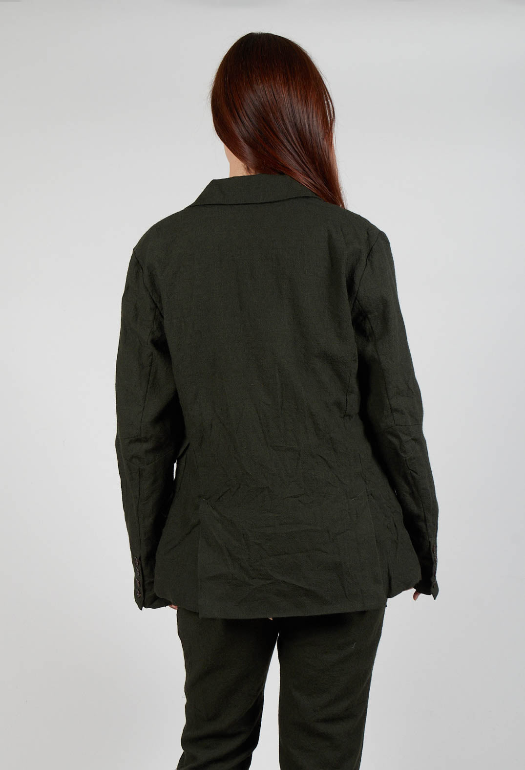 Wool Jacket in Hunters Green