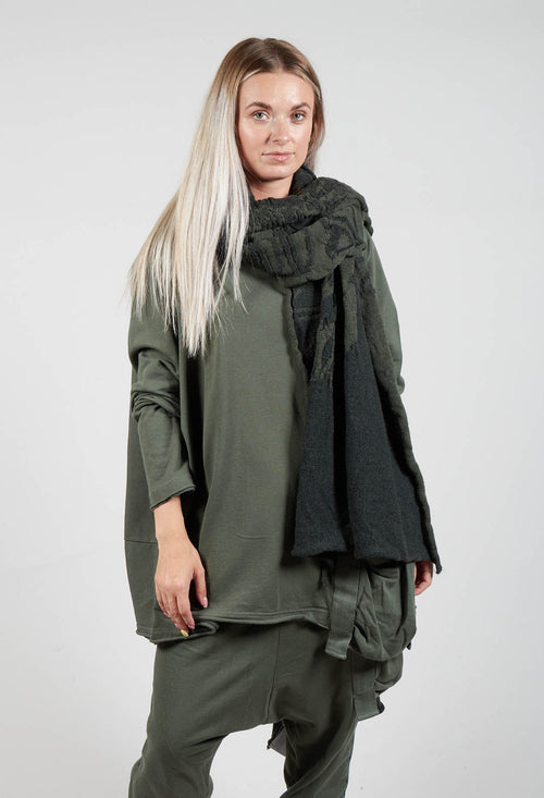 Wool Scarf in Camp Jacquard