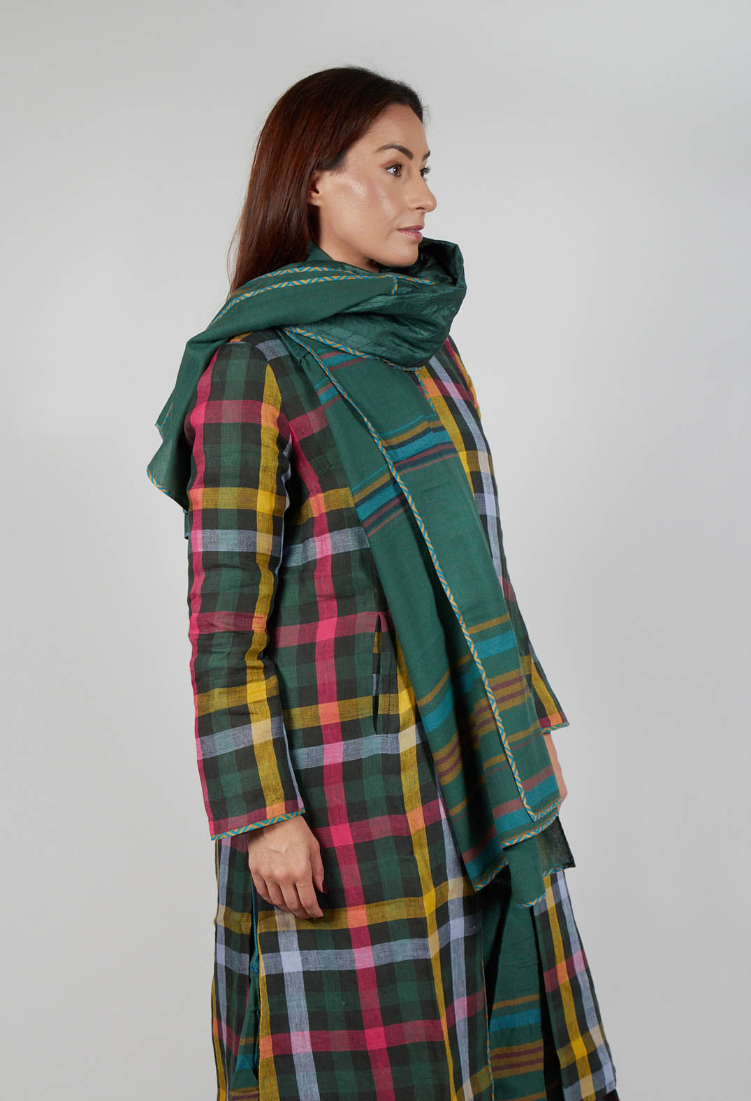 Wool Stole in Green