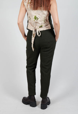 Wool Trousers in Hunters Green