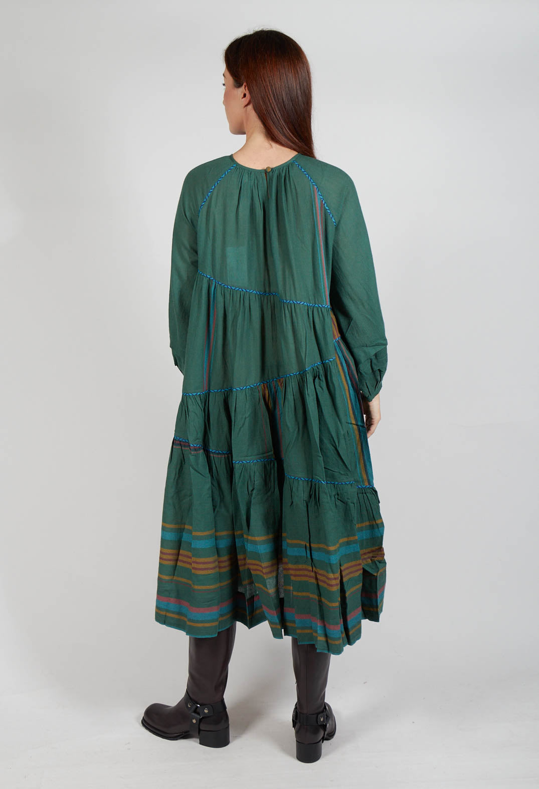 Wool Weber Dress in Green