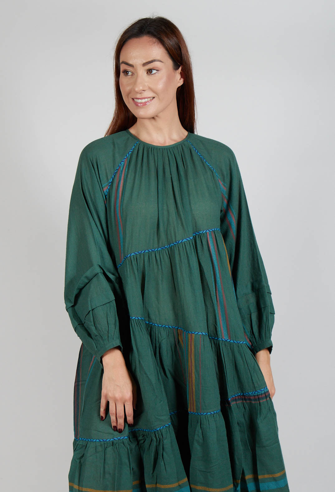 Wool Weber Dress in Green