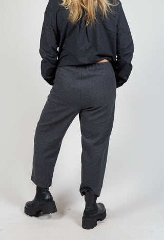 Woolen Trousers in Anthracite Grey