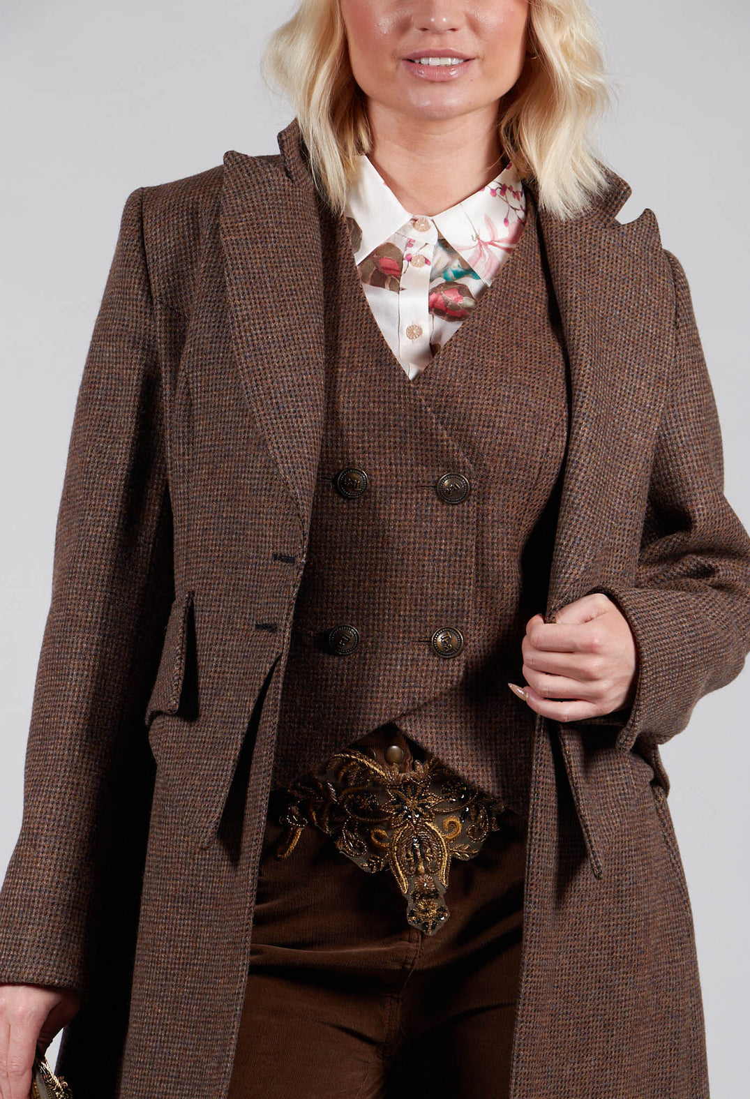 Verdi Coat in Tweed