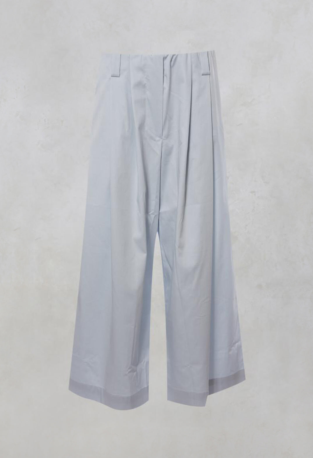 Tailored Wide Leg Trousers in Blue