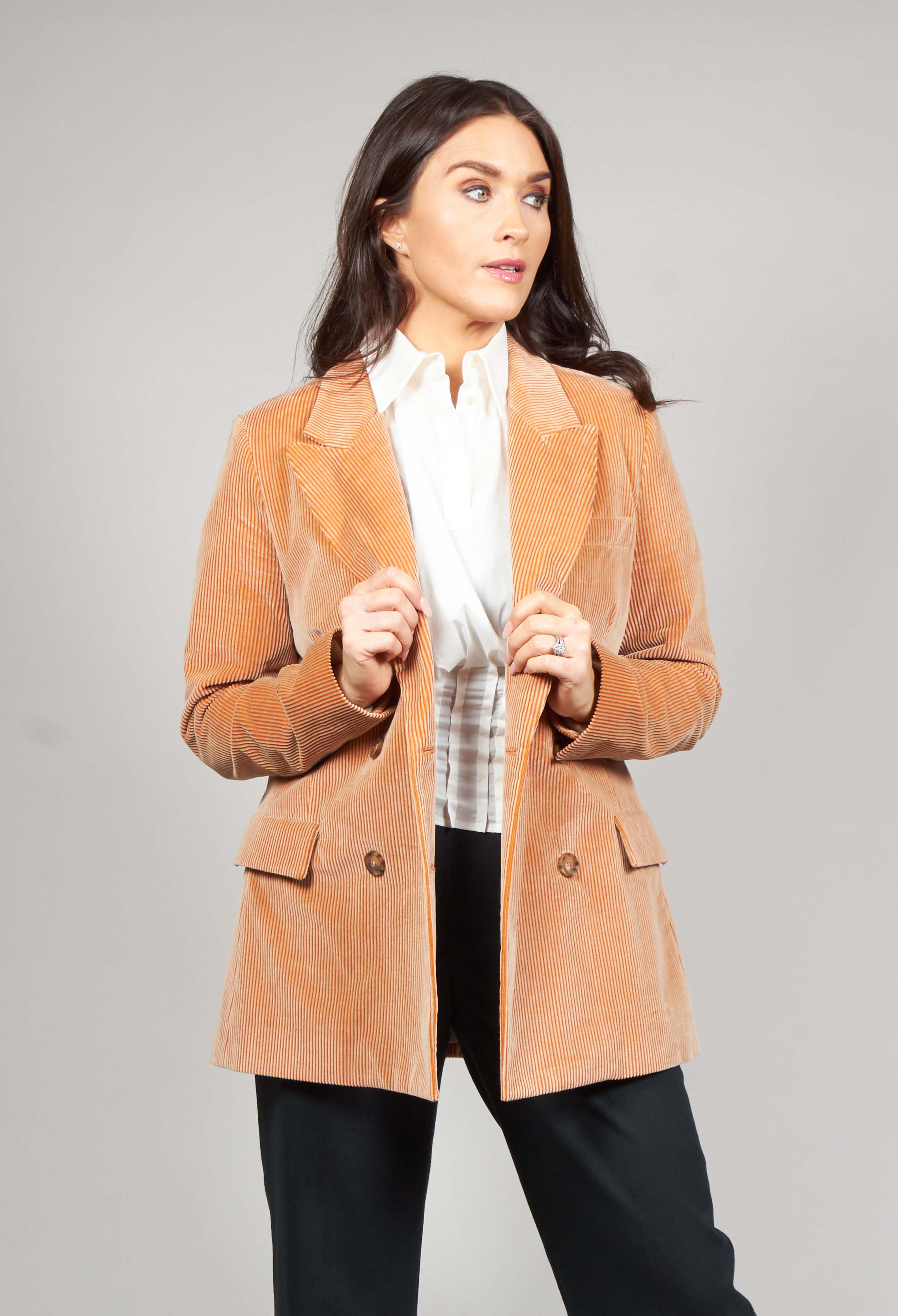 Peach on sale corduroy jacket