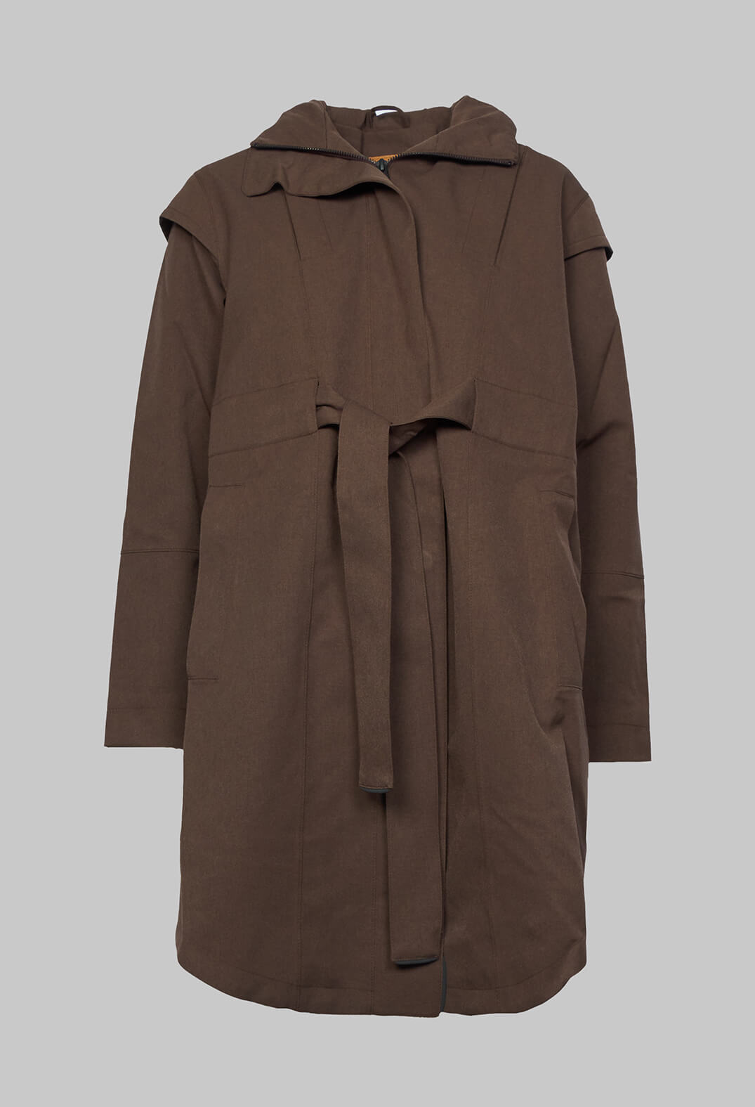 Monsun Coat in Chocolate Brown