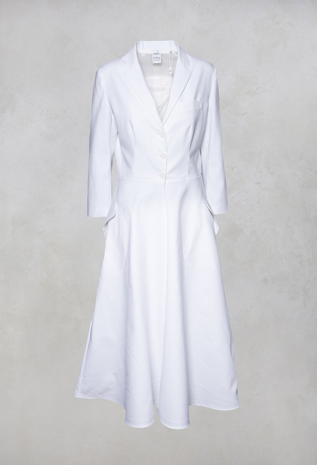 Sara Roka Marysole maxi dress - White