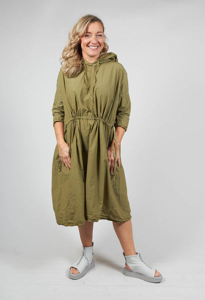 Hooded Dress TC in Khaki – Olivia May