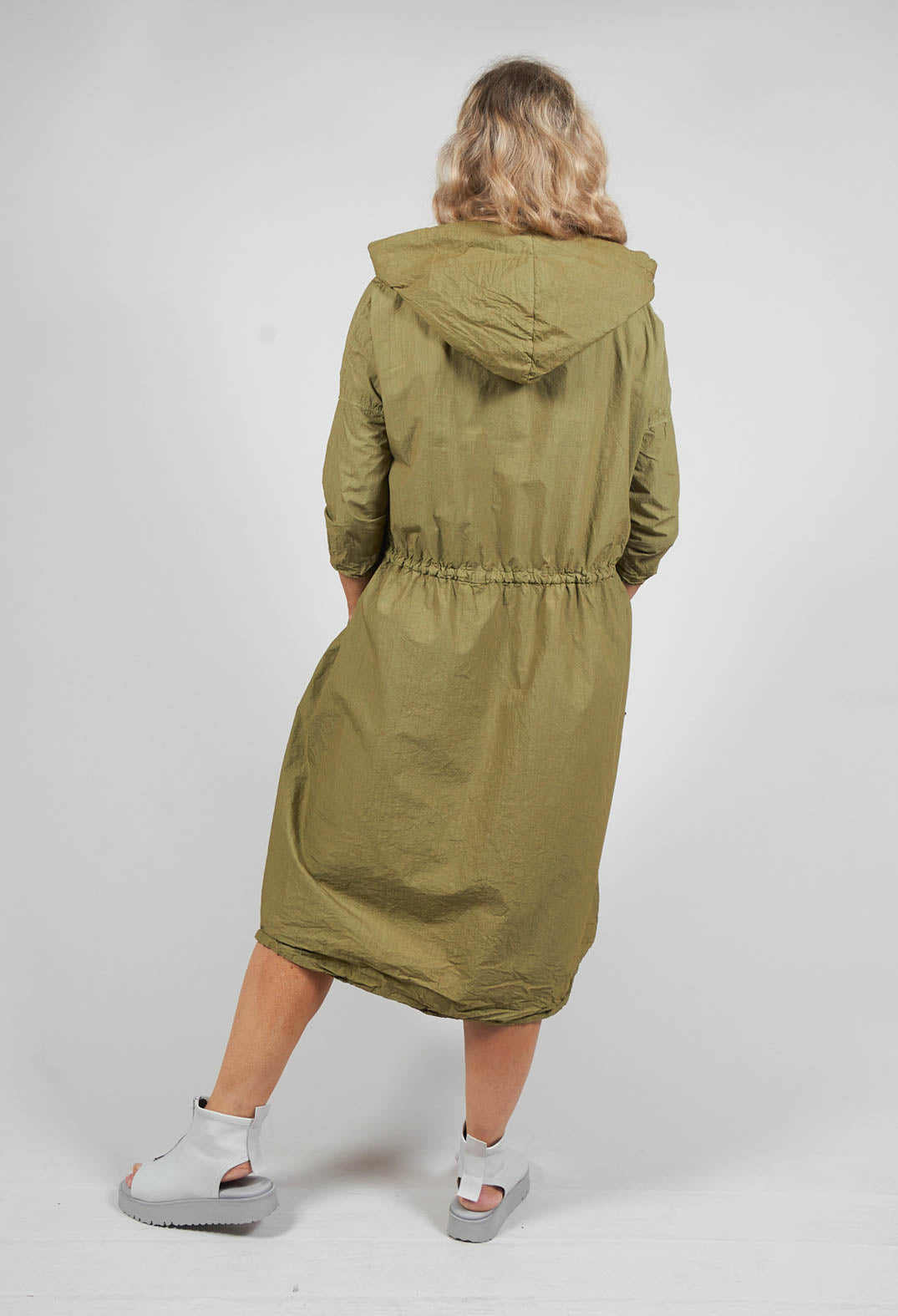 Hooded Dress TC in Khaki – Olivia May