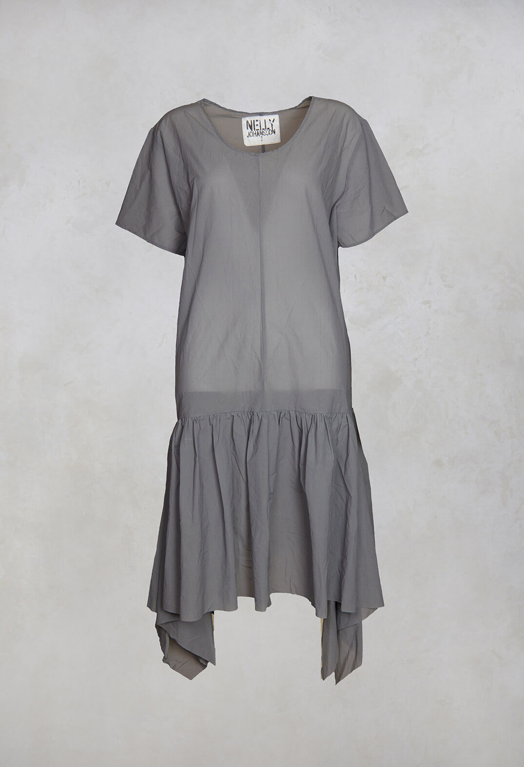 Simple grey shirt dress online