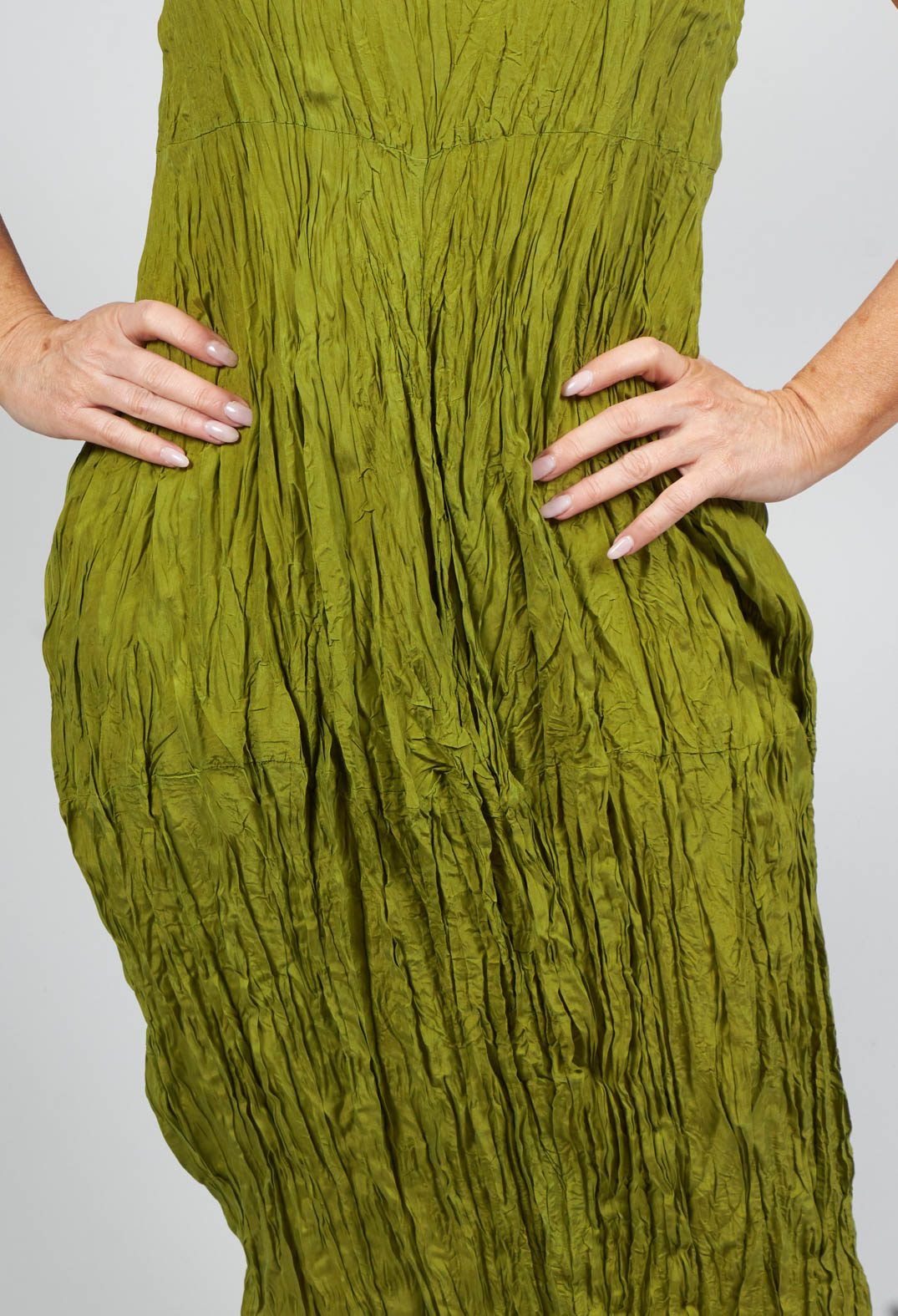 Myrtespiel Dress in Kasper Green