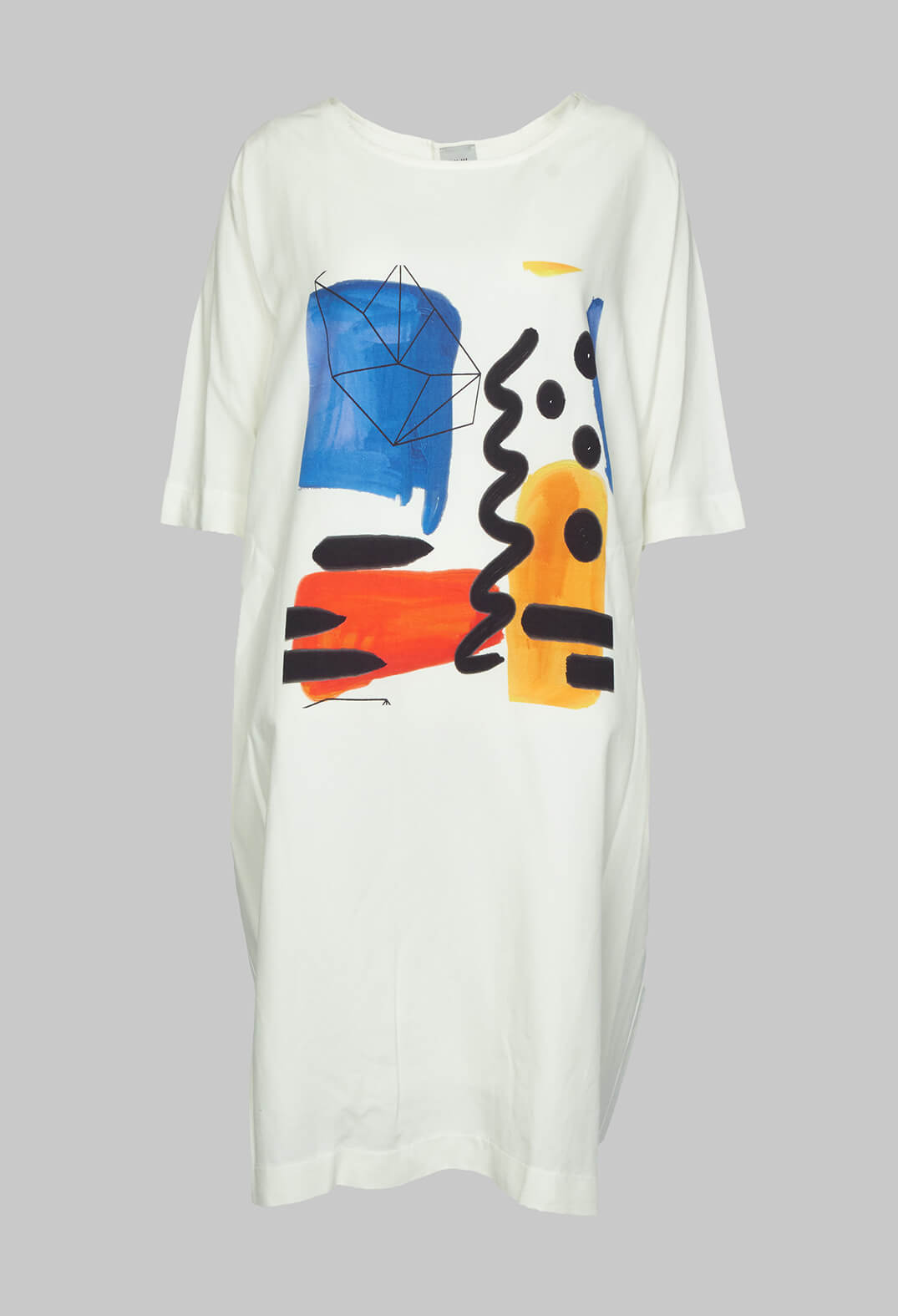 Tunic Dress with Abstract Print