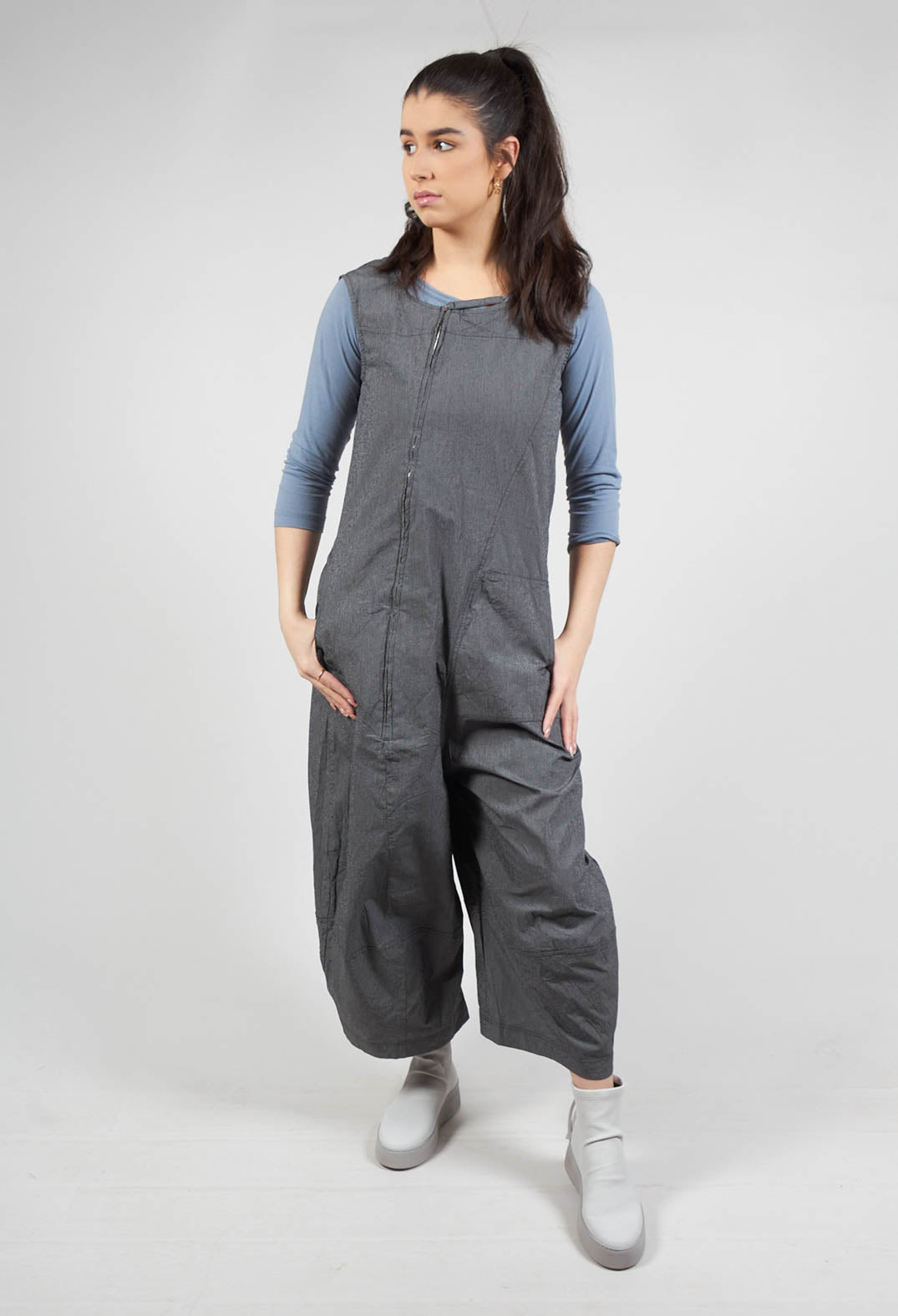 Zip best sale utility jumpsuit